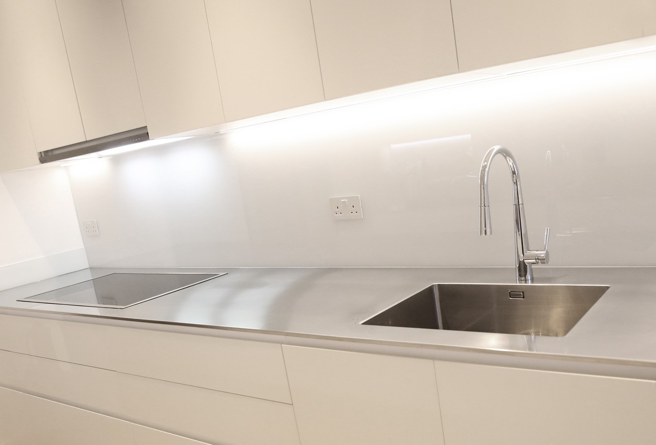 Contemporary stainless steel Worktops stand the test of time